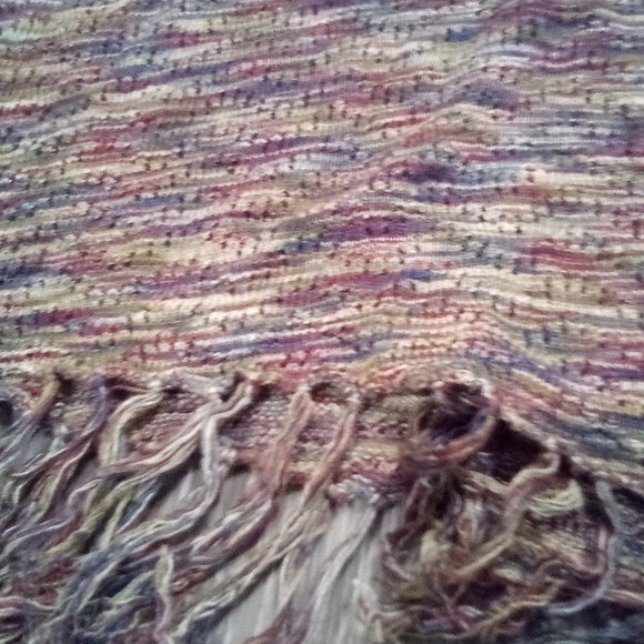 Forever 21 Global Boutique Fringe Bottom Colorful Poncho - Picture 5 of 12